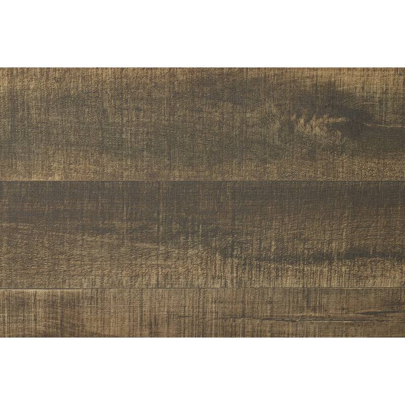 Roomfitters 4-Piece Bar Table Set with Power Outlet and Stools, Industrial Pub Dining Table for Living Room