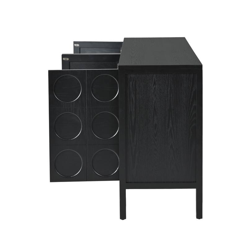 Sideboard with 4 doors and sturdy legs