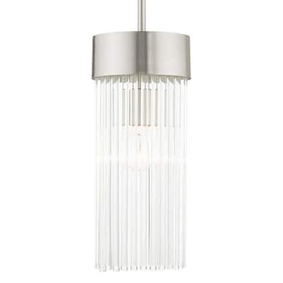Livex Lighting Norwich Single Light 7" Wide Crystal Mini Pendant