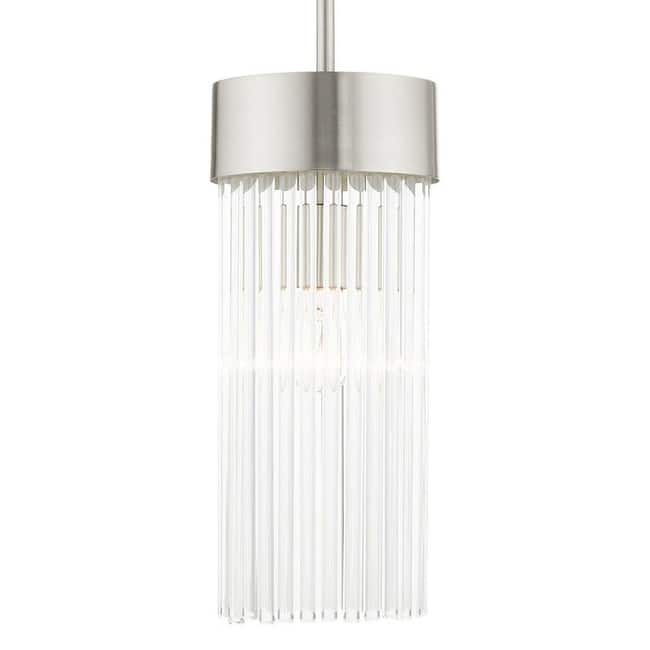 Livex Lighting Norwich Single Light 7" Wide Crystal Mini Pendant