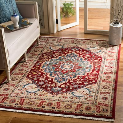 Lauren Ralph Lauren Chloe Traditional Medallion Rug Fringe