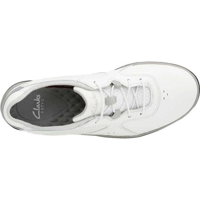 Aria Lace Up Shoe White Leather 