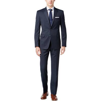 Marc New York Mens Classic Formal Tuxedo, Blue, 38 Regular / 31W x 32L