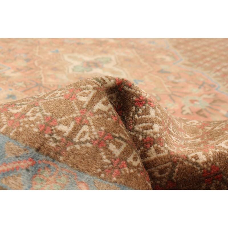 ECARPETGALLERY Hand-knotted Andelz Brown Wool Rug - 4'8 x 10'2