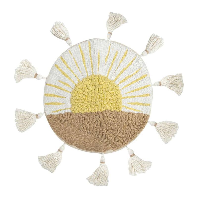 Crane Baby Decorative Quilted Pillow Ezra - Sunshine