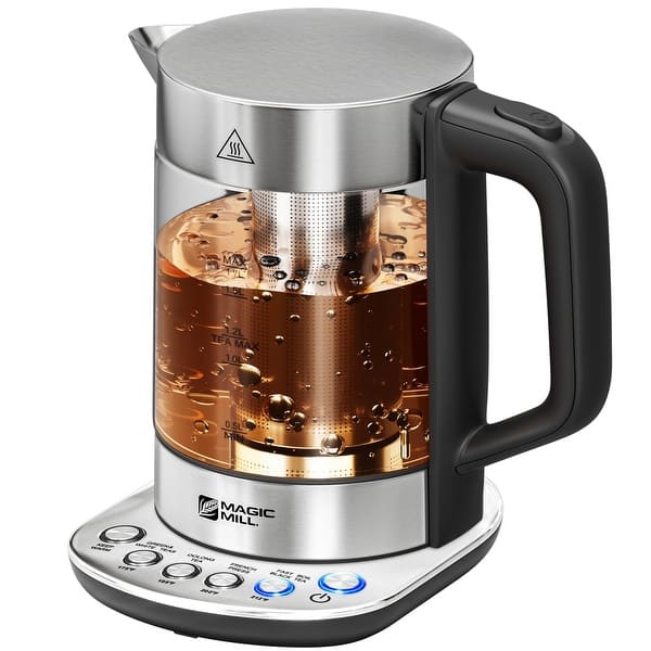 Pro Electric Kettle with tea Infuser and Temperature Control Keep Warm Function, Rapid Boil, Automatic Safety Shut Off, BPA Free