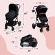 preview thumbnail 7 of 23, Convertible Baby Stroller, 3 in 1 Reversible Bassinet Stroller for Newborn