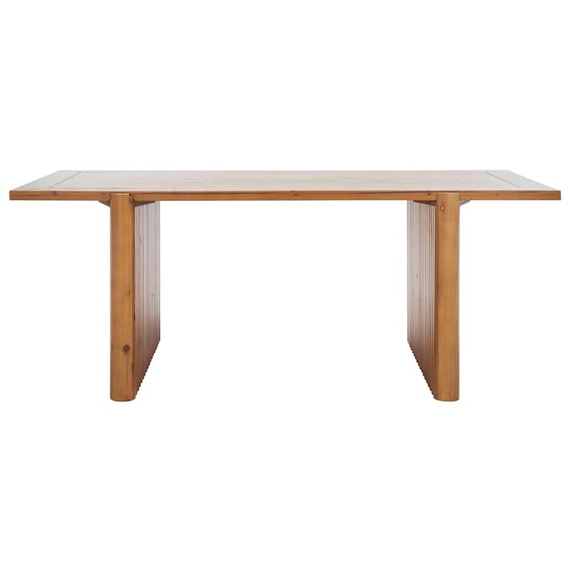 SAFAVIEH Assel Rectangle Coffee Table - 47" W x 23" D x 18" H - 47Wx23Dx18H - Brown
