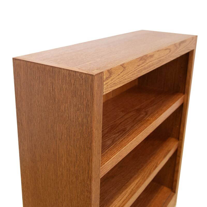 Concepts in Wood 3 Shelf Wood Bookcase, 36 inch Tall