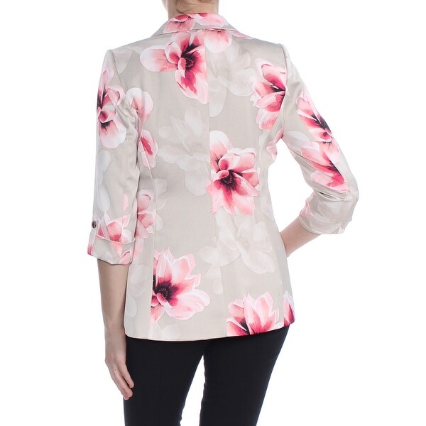 calvin klein floral blazer