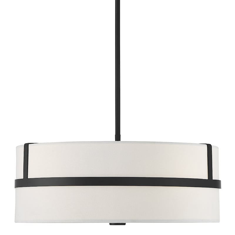 Meridian M70102 4 Light 20" Wide Pendant - Matte Black