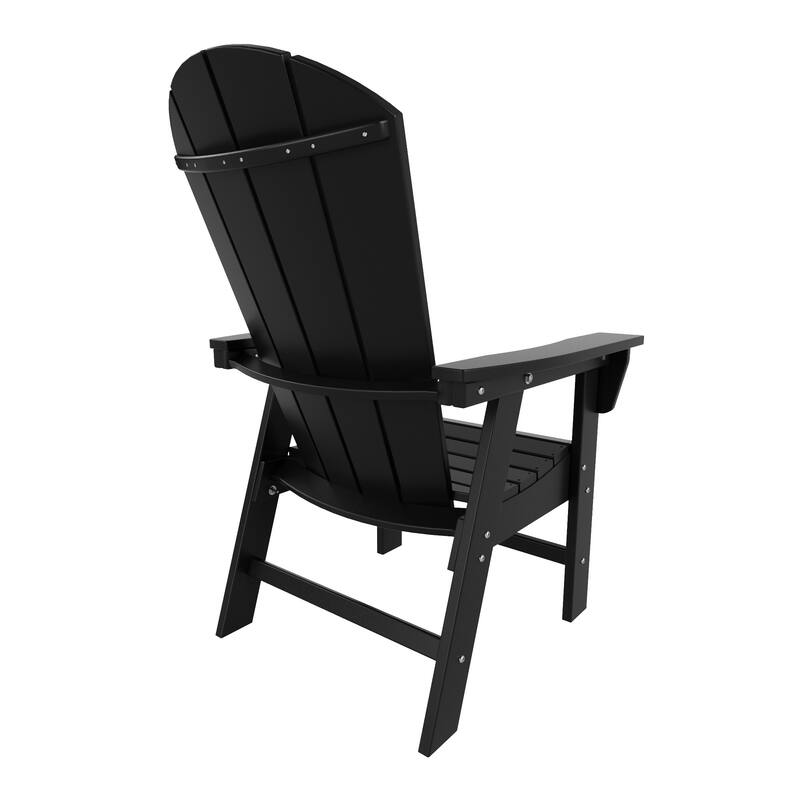 Laguna Hdpe All Weather Outdoor Patio Adirondack Dining Chair With Arms