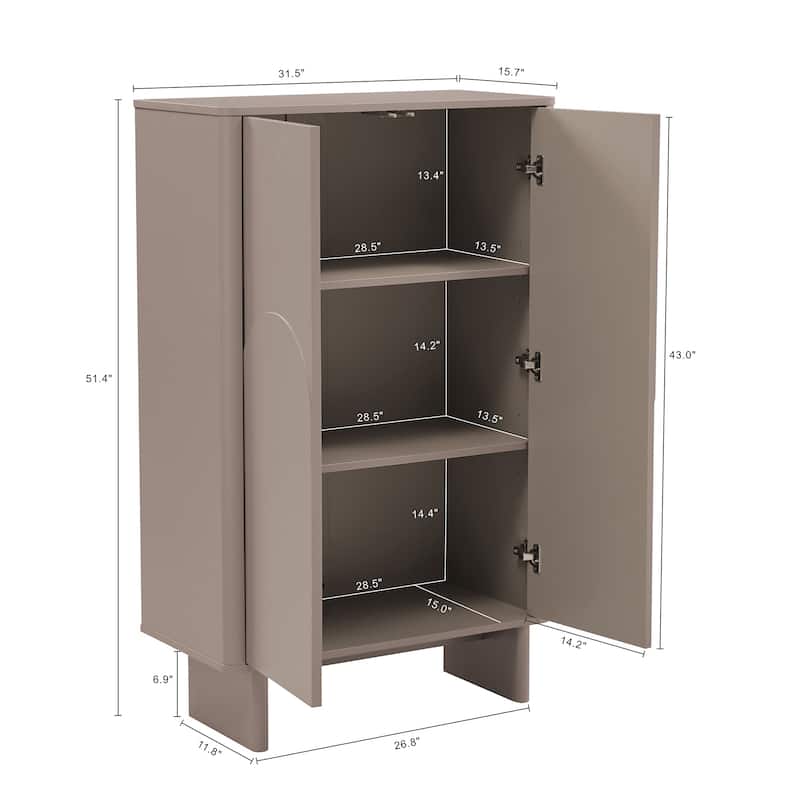 Manhattan Comfort Ella 32" Accent Cabinet