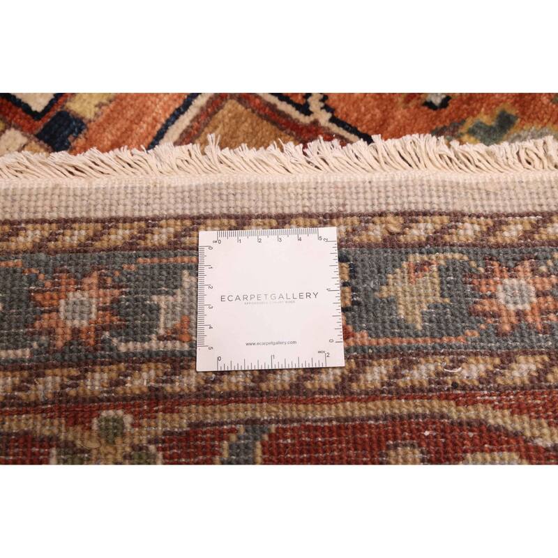 ECARPETGALLERY Hand-knotted Jules Sultane Ivory Wool Rug - 8'10 x 11'11