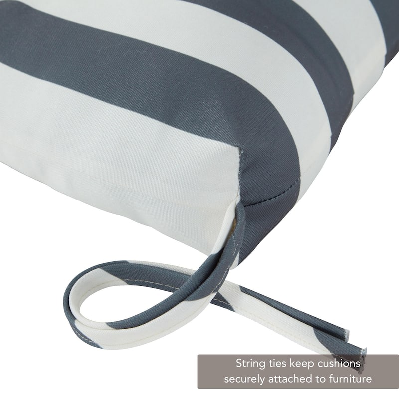 22-inch x 44-inch Polyester Outdoor High Back Chair Cushion (Cushion Only)