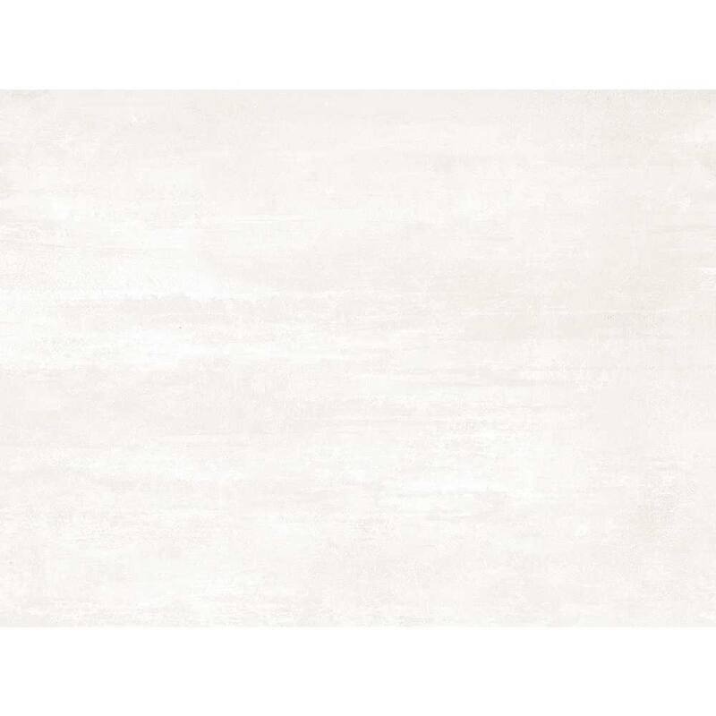 Quell 10in x 13in White Ceramic Floor and Wall Tile