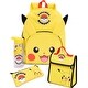 preview thumbnail 1 of 5, Backpack Set 4 Piece Lunch Box Water Bottle Pencil Case Set Yellow Yellow