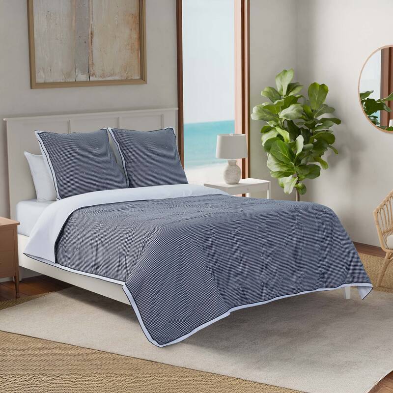 Southern Tide Sag Harbor Euro Navy/White Sham