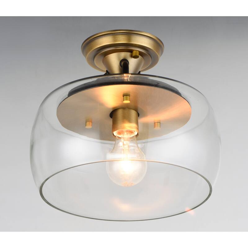Goblet 1-Light Semi Flush Mount