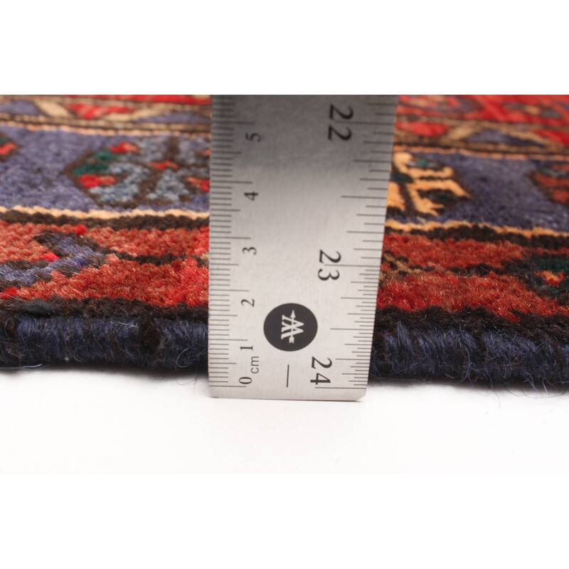 ECARPETGALLERY Hand-knotted Andelz Dark Blue Wool Rug - 4'4 x 7'9