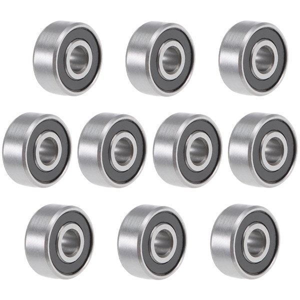 R2-2RS Deep Groove Ball Bearing 1/8"x3/8"x5/32" Sealed GCr15 Bearings 10pcs