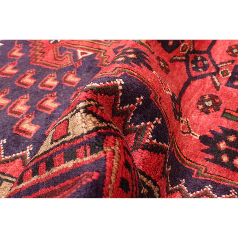 ECARPETGALLERY Hand-knotted Andelz Navy Wool Rug - 4'3 x 7'1