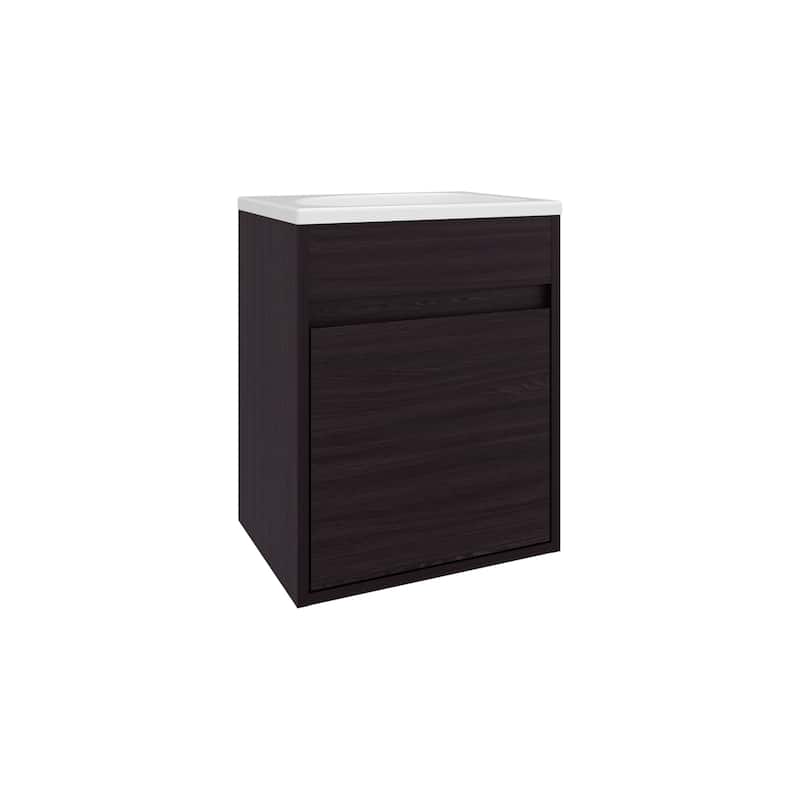 Bathroom Vanity, 1 Door with durable engineered wood construction,Easy to assemble