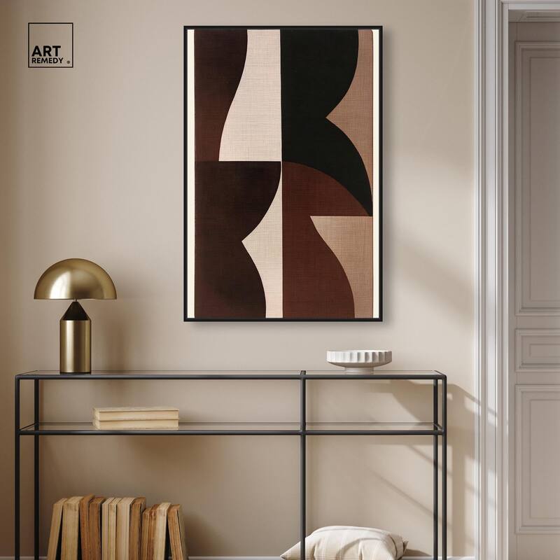 Quartet in Brown II Canvas by Art Remedy