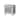 2 Drawers Wooden Drawer with Mirror Trim, Silver