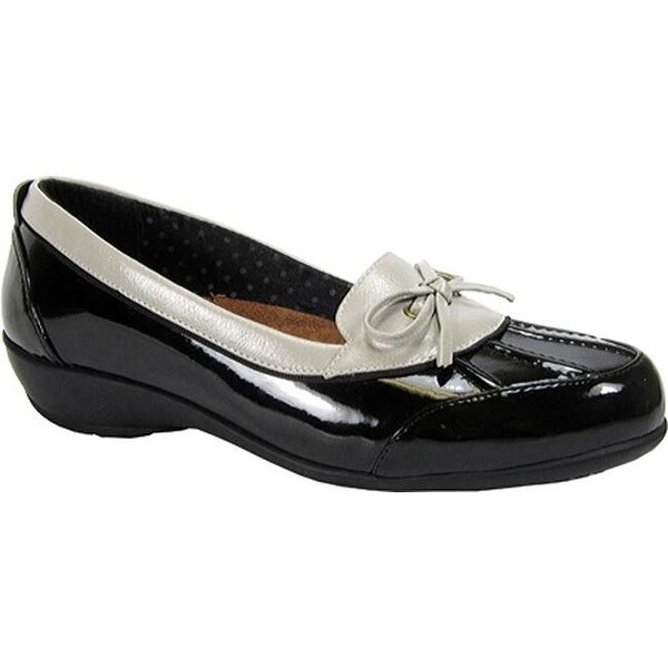 black patent shoes women's
