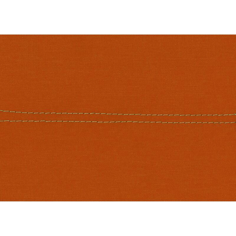 Orange Fabric Upholstered 1pc Day Bed with Pull-out Trundle Nailhead Trim Wood Frame Furniture