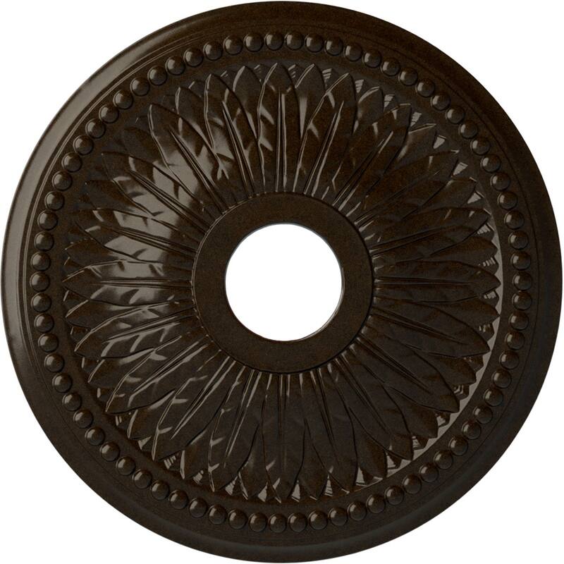 18"OD x 3 3/4"ID x 1 1/2"P Bailey Ceiling Medallion