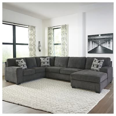 Ballinasloe 3-Piece Sectional - Smoke