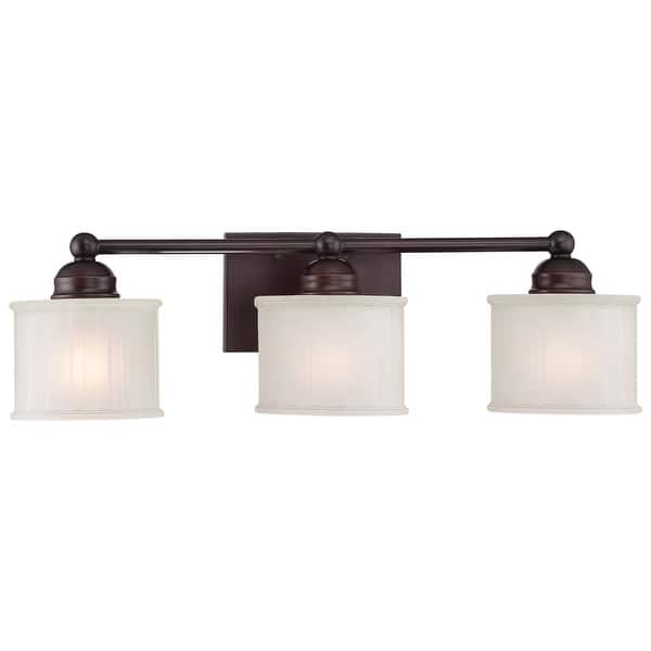 slide 2 of 2, 173 Series Lathan Bronze 3 Light Bath By Minka Lavery