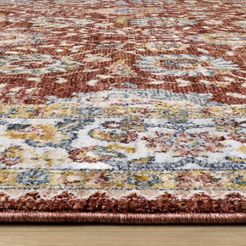 Olivia Collection - Classic Elegant Border Area Rug