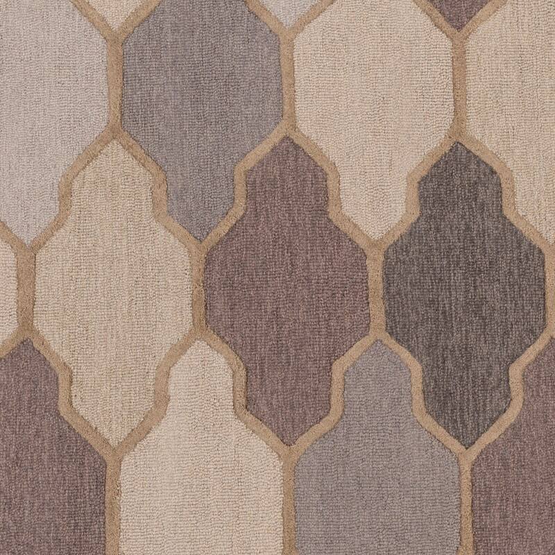 Hand-Tufted Ryde Moroccan Trellis Wool Rug