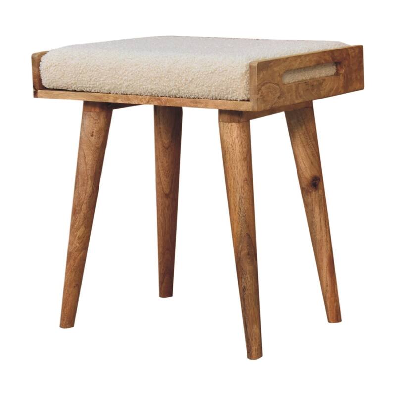 Tray Style and Minimalist Wooden Footstool