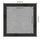 preview thumbnail 21 of 36, Amanti Art Rustic Pine Black Framed Magnetic Board Board Size 24x24