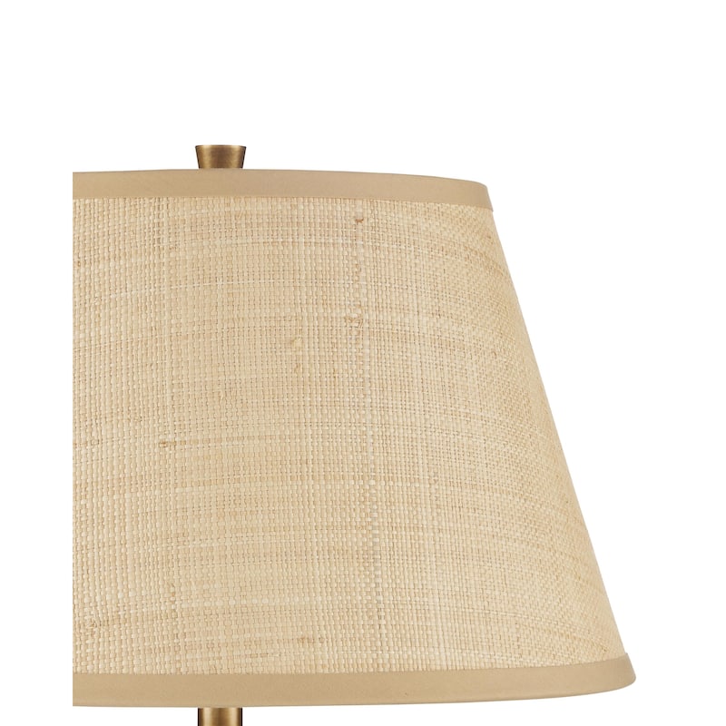 Currey & Company Woodville Table Lamp - 30.25"h x 17"dia