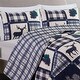 preview thumbnail 17 of 18, Home Fashion Designs 3-Piece Lodge Printed Quilt Set with Shams