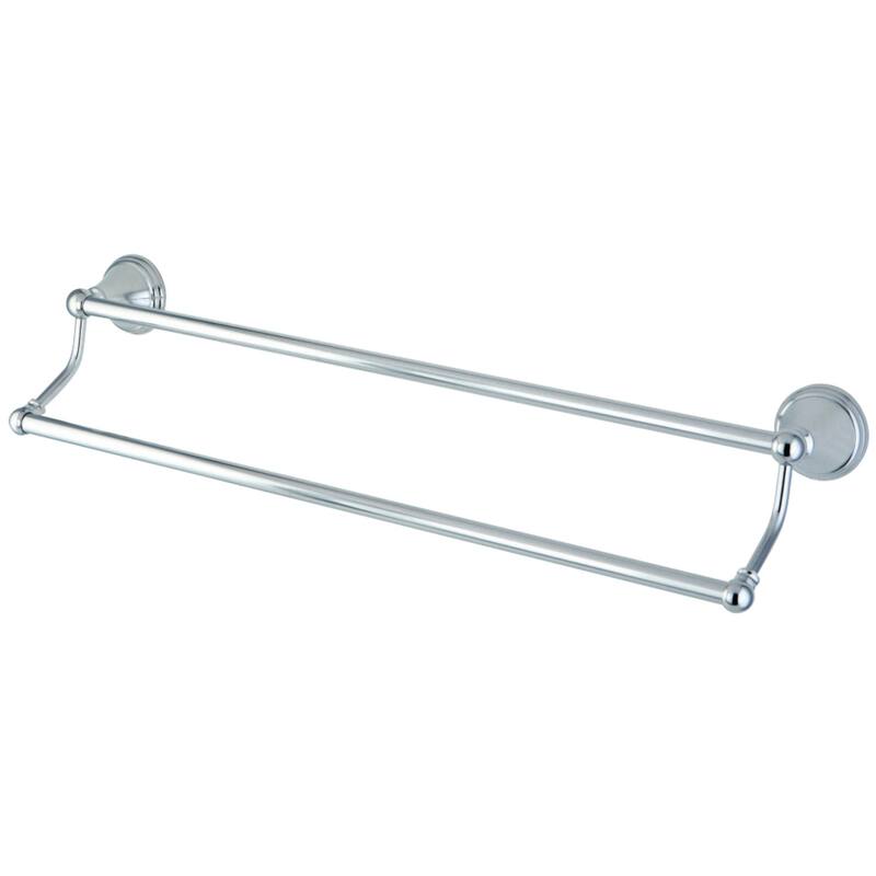 Kingston Brass Governor 24-Inch Dual Towel Bar - Polished Chrome