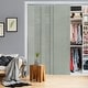 preview thumbnail 5 of 22, GoDear Design Natural Woven Adjustable Sliding Panel Track Blinds, Vertical Blinds, Dazzling Series, 45.8"- 86" W x 96" L Moonstone