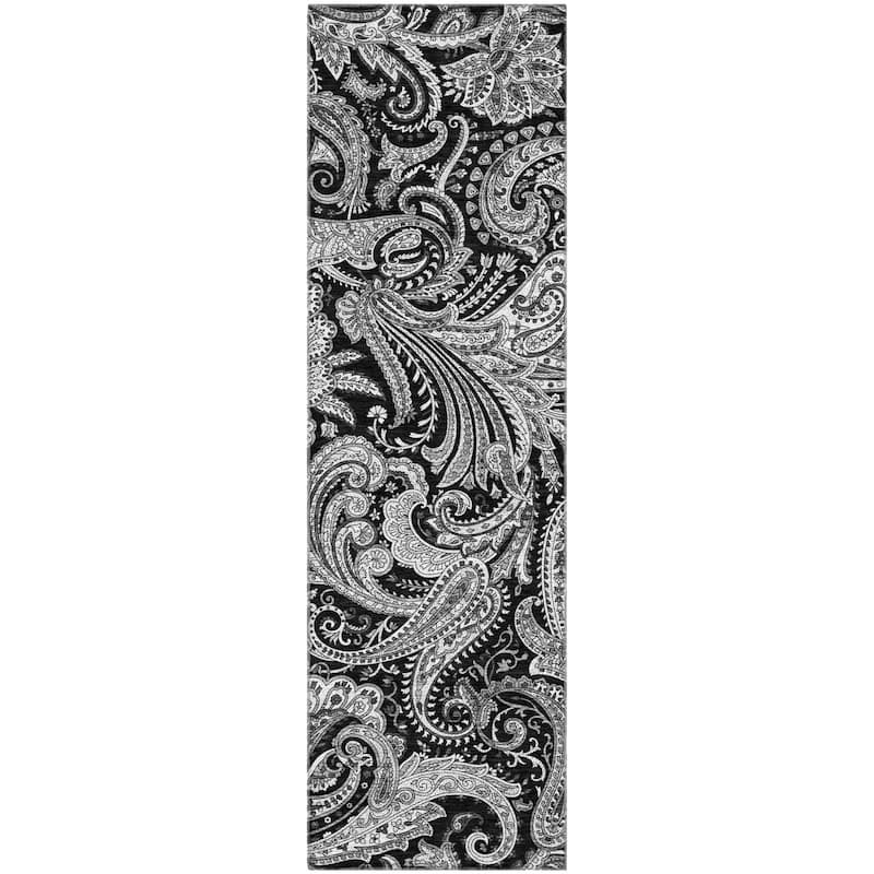 Premium Washable Super Soft Traditional Paisley Mayfield Rug