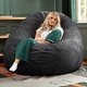 preview thumbnail 36 of 66, Jaxx Cocoon 6 Ft Giant Bean Bag Sofa and Lounger for Adults, Microsuede
