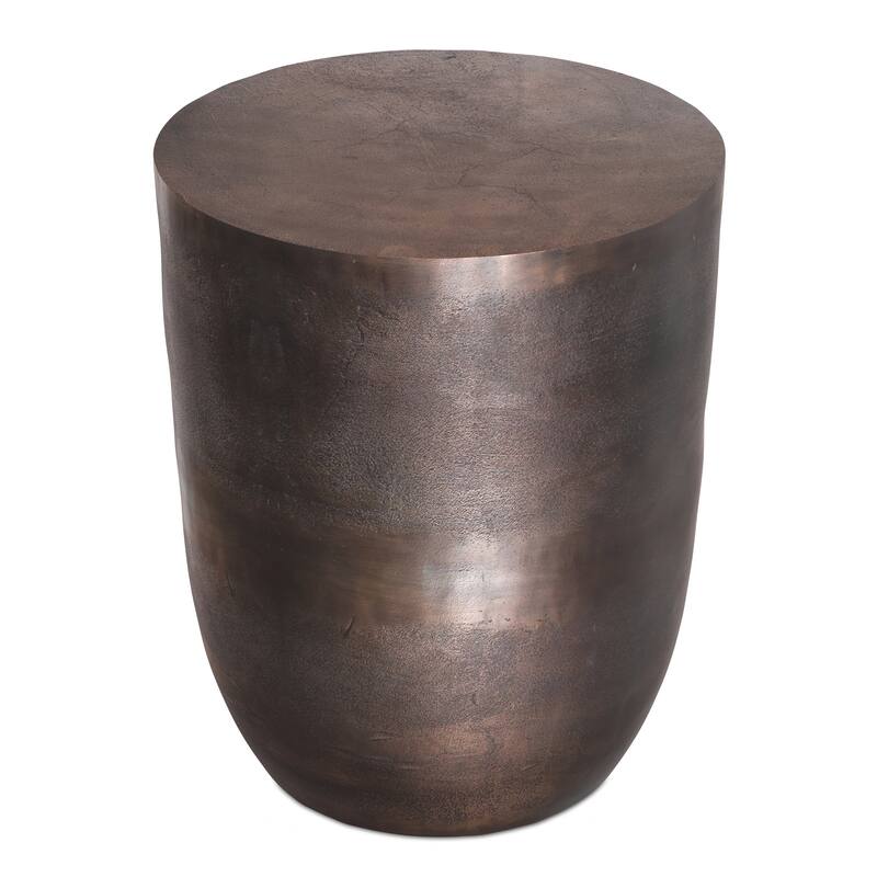 WYNDENHALL Beacon Cast Aluminum Metal Accent Table - 16.5" d x 16.5" w x 20" h