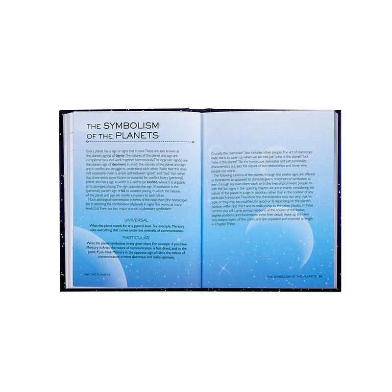 Graphic Image Be Your Own Astrologer Coffee Table Book, Leather, Black