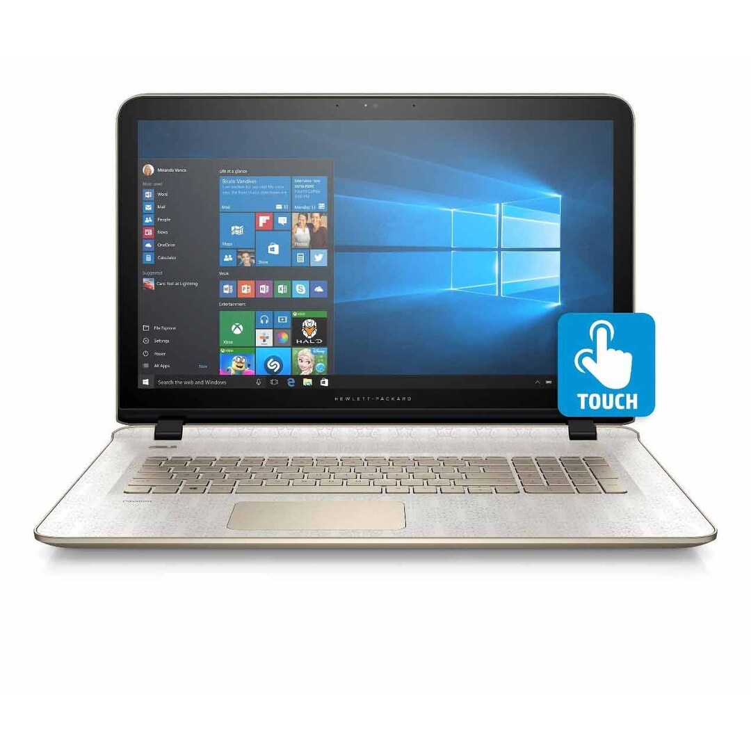 Shop Hp Pavilion 17 G147cy 17 3 Touch Laptop Amd A4 6210 1 8ghz 4gb 1tb Windows 10 Overstock 16419956