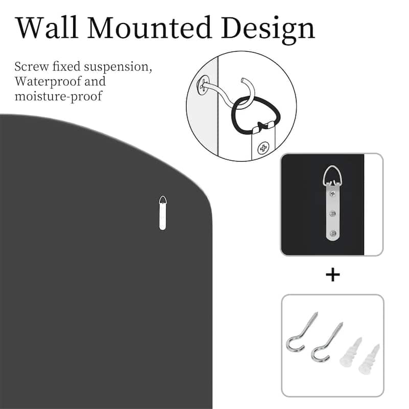 Arched Mirrors Vanity Wall Decor Decorative Mantel for Living Room - 40"x28"