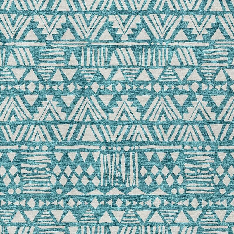 HomeRoots Southwestern Transitional Rectangle Outdoor Rug