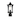 Leander 13 inch Outdoor Post light in Black - 13"